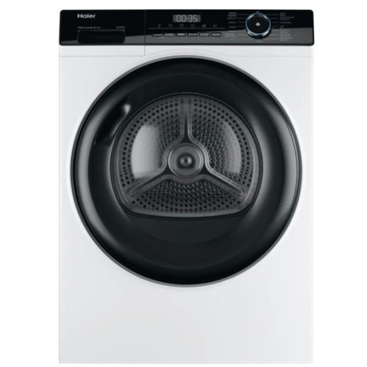 Secadora Haier HD90-A2939-IB Bomba Calor 9Kg con Vapor Clase A++ Blanco