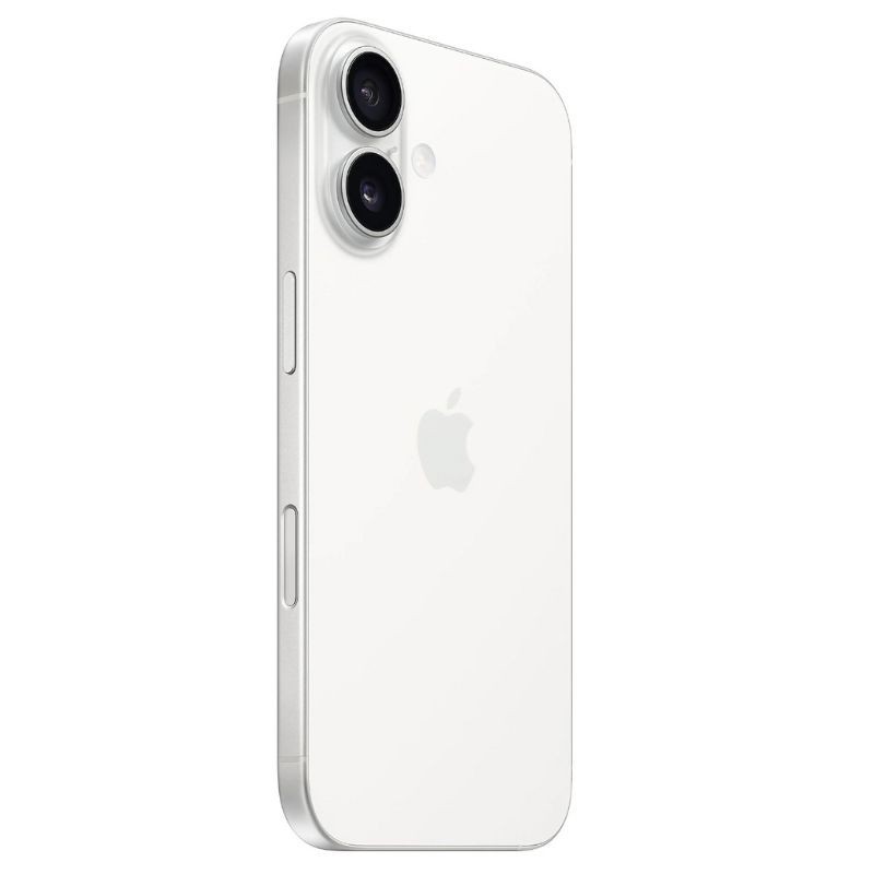 Apple iPhone 16 Blanco, 128GB, 5G, 6.1" OLED Super Retina XDR, Chip A18 Bionic, iOS, MYE93QL/A