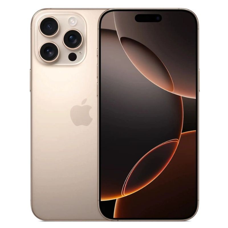 Apple iPhone 16 Pro Max, Titanio Desierto, 256 GB, 5G, 6.9 " OLED Super Retina XDR, Chip A18 Pro, iOS, MYWX3QL/A