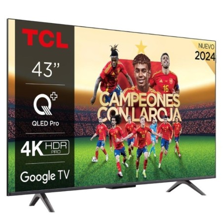 TCL 43" 43C655 QLED UHD 4K, AiPQ PRO, QLEDPRO, Dolby Vision y Atmos, HDR10+