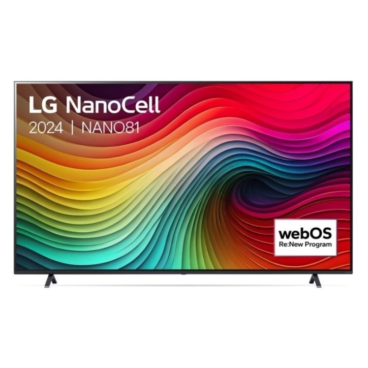 LG 86" 86NANO81T6A Ultra HD 4K, Procesador Inteligente 4K α8, Smart TV, DVB-T2