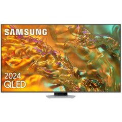 Samsung 85" TQ85Q80D QLED 4K, Procesador NQ4 AI Gen2, Smart TV, DVB-T2 (H.265), Eclipse Silver