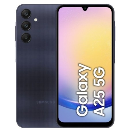 Samsung Galaxy A25 5G, Negro, 128GB, 6GB RAM, 6.5" FHD+, Exynos 1280 Octa-Core, 5000mAh, Android 14