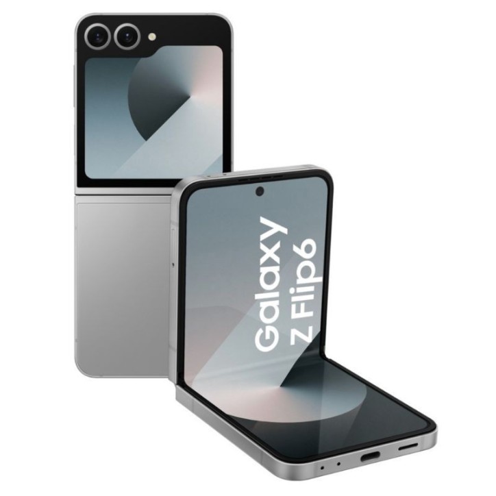 Samsung Galaxy Z Flip6 5G, 256GB, 12GB RAM, Gris, 6.7" FHD+, Plegable, Qualcomm Snapdragon, 4000 mAh, Android 14