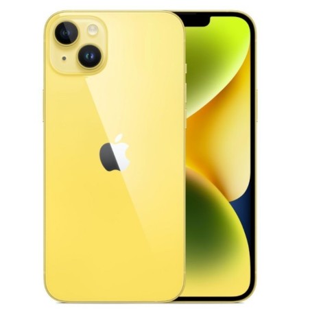 Apple iPhone 14 Plus Amarillo, 256GB, 6GB RAM, 6,7", Anti-huellas, A15 Bionic, 4325 mAh, iOS 17, MR6D3QL/A