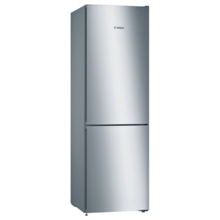 Frigo combi Bosch KGN36VIEA, No Frost, 186 cm, 326 litros, Cajón VitaFresh, Inox antihuellas